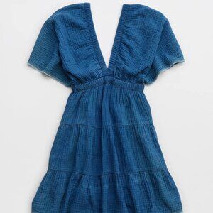 Aerie Pool-To-Party Flutter Sleeve Dress